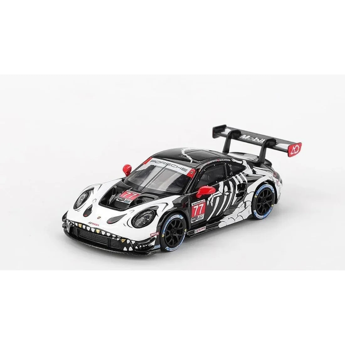 Porsche 911 GT3 R #77 AO Racing 2025 IMSA Petit Le Mans (Blister Package) Skeleton Rexy
