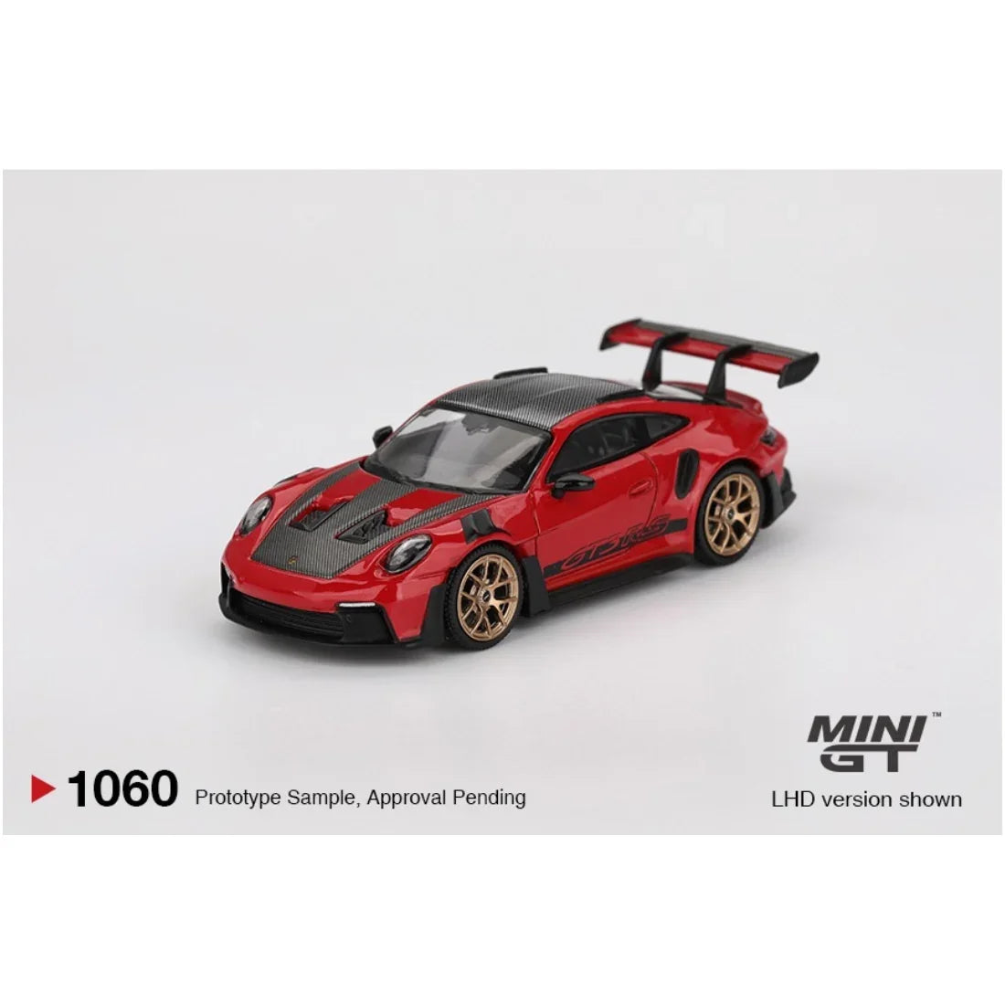 Porsche 911 (992) GT3 RS, 1:64 Scale (Guards Red)