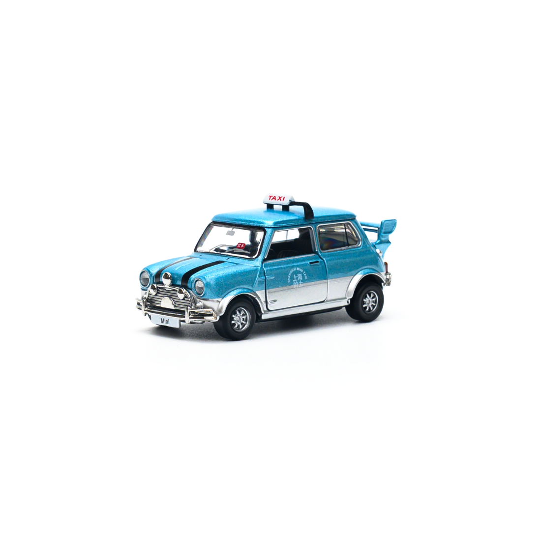 Premium scale diecast model car – Mini Cooper Heavy-Duty Shanghai Taxi, 1:50 Scale Collectible