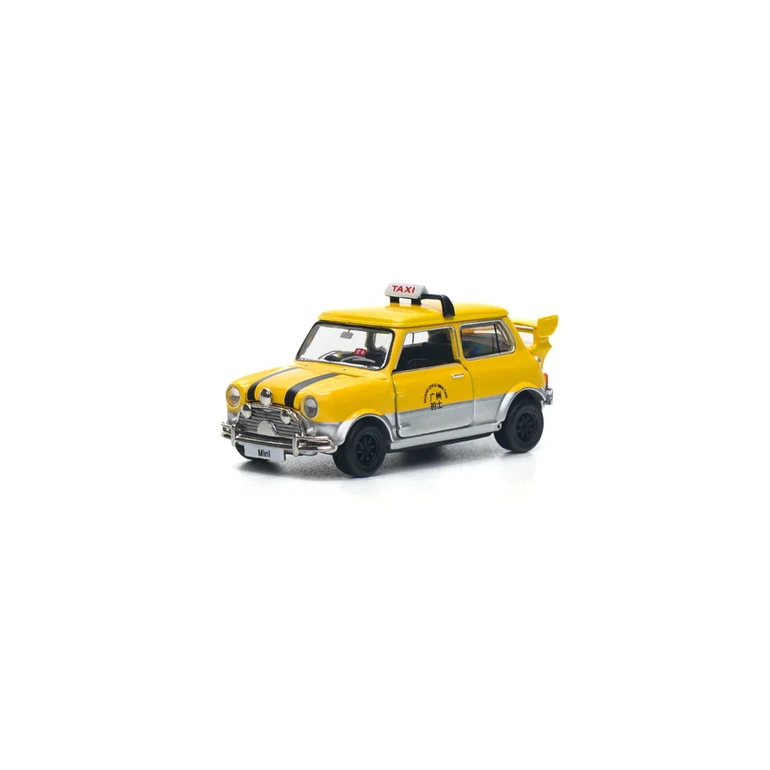 Premium scale diecast model car – Mini Cooper Heavy-Duty Guangzhou Taxi, 1:110 Scale Collectible