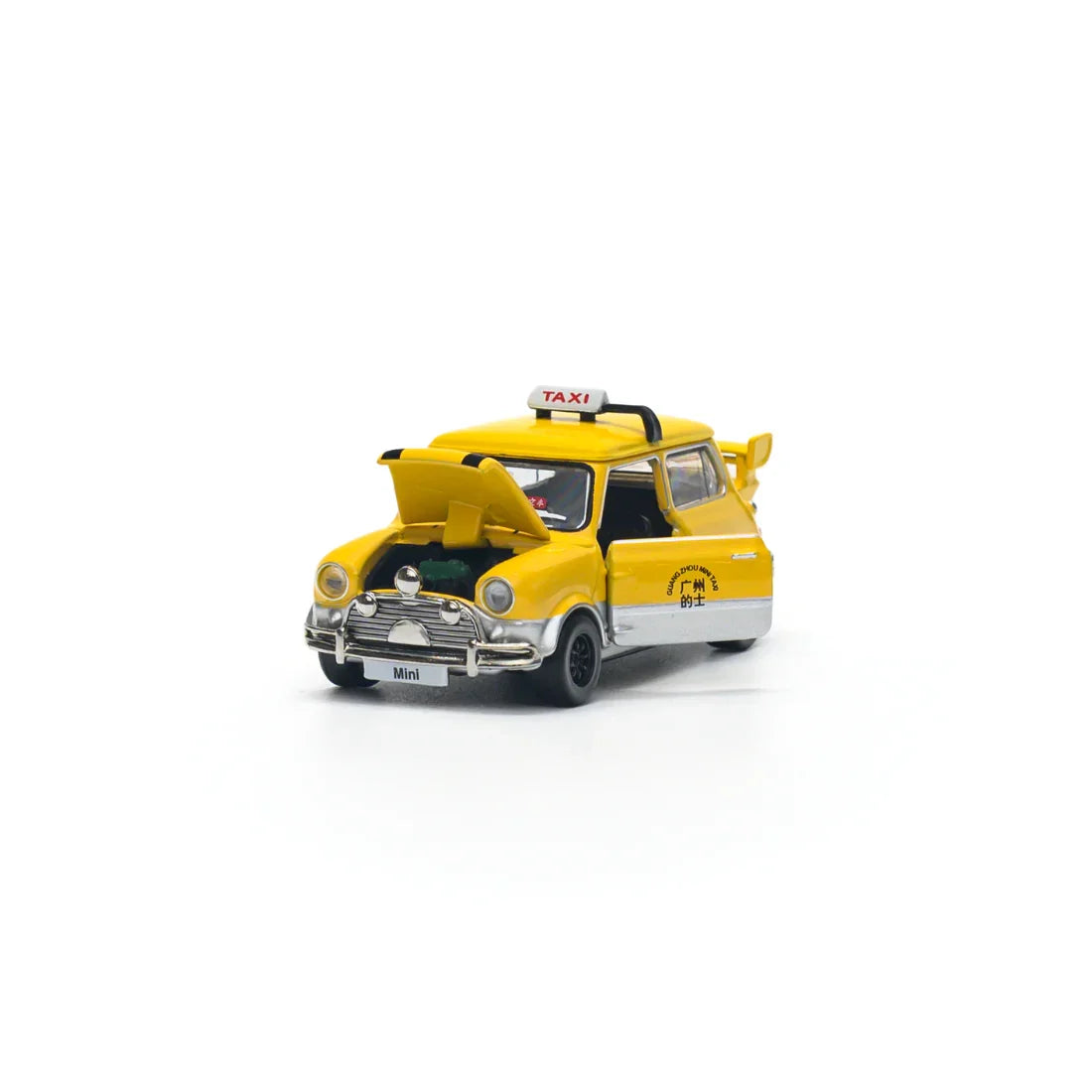 *PRE-ORDER* Mini Cooper Heavy-Duty Guangzhou Taxi, 1:64 Scale