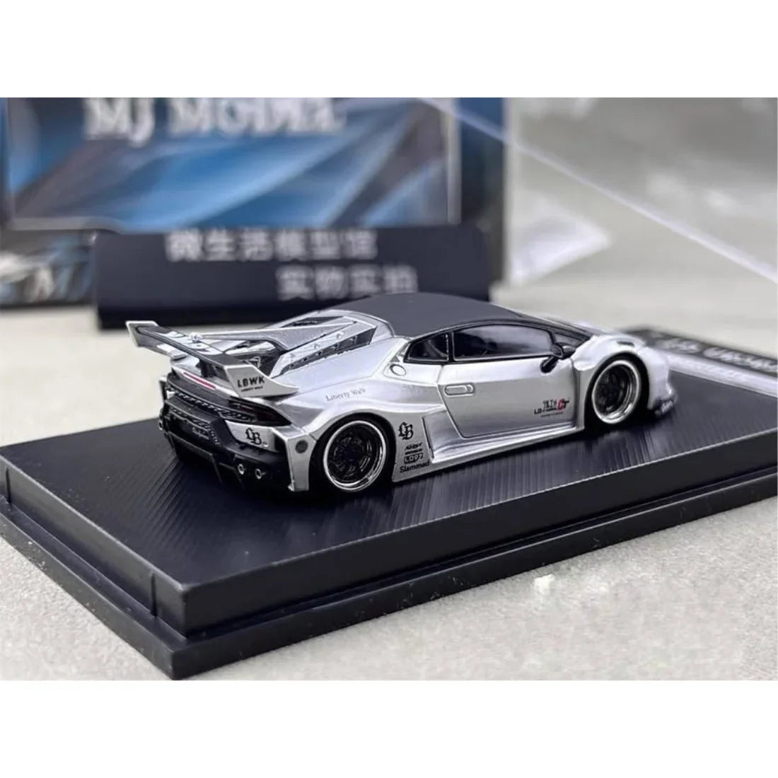 Lamborghini LBWK Huracan GT, 1:64 Scale (Silver)