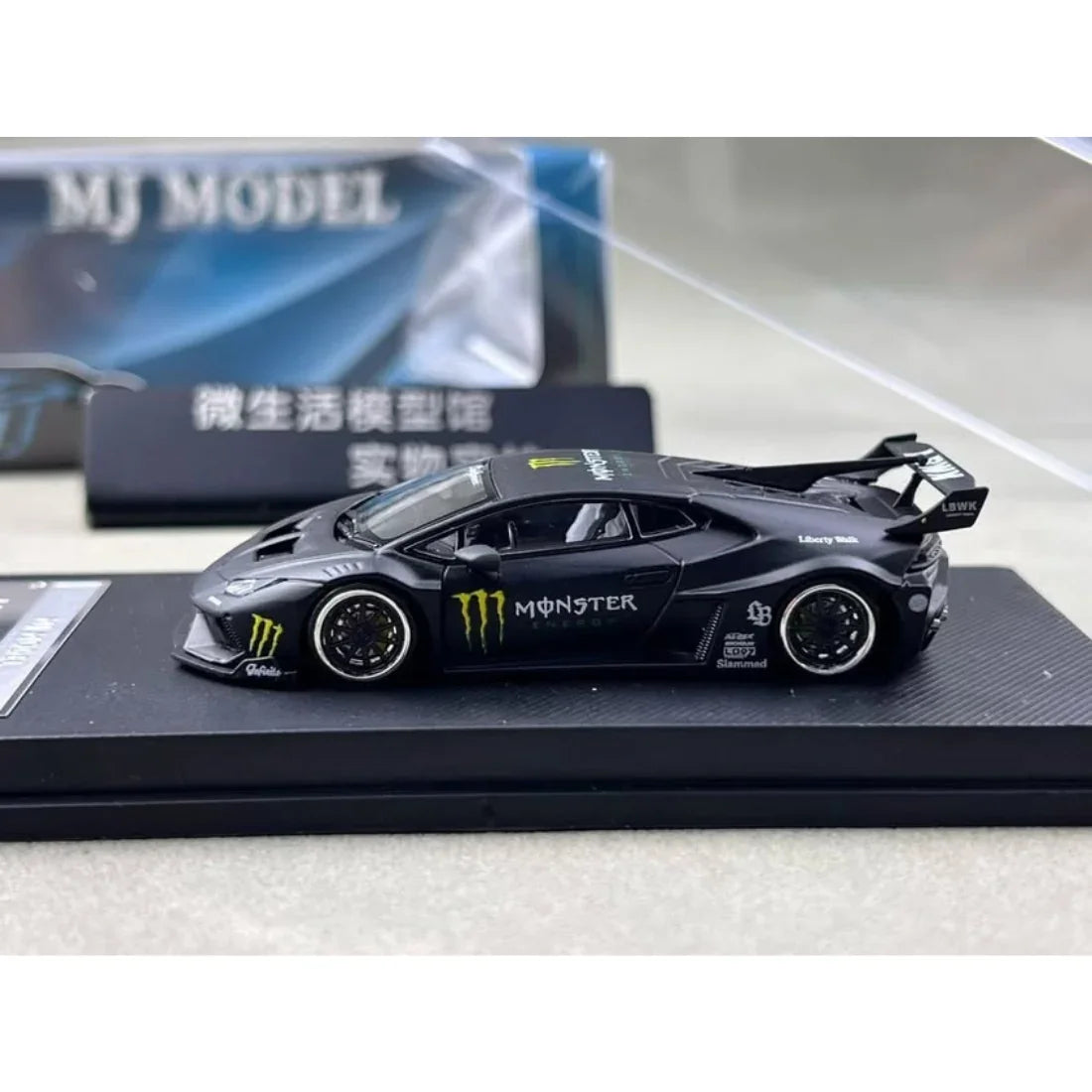 Lamborghini LBWK Huracan GT, 1:64 Scale (Black)