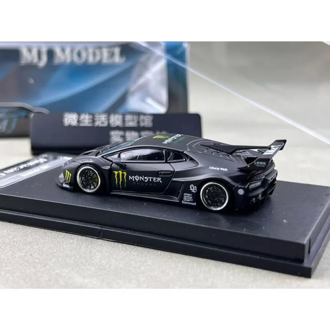 Lamborghini LBWK Huracan GT, 1:64 Scale (Black)