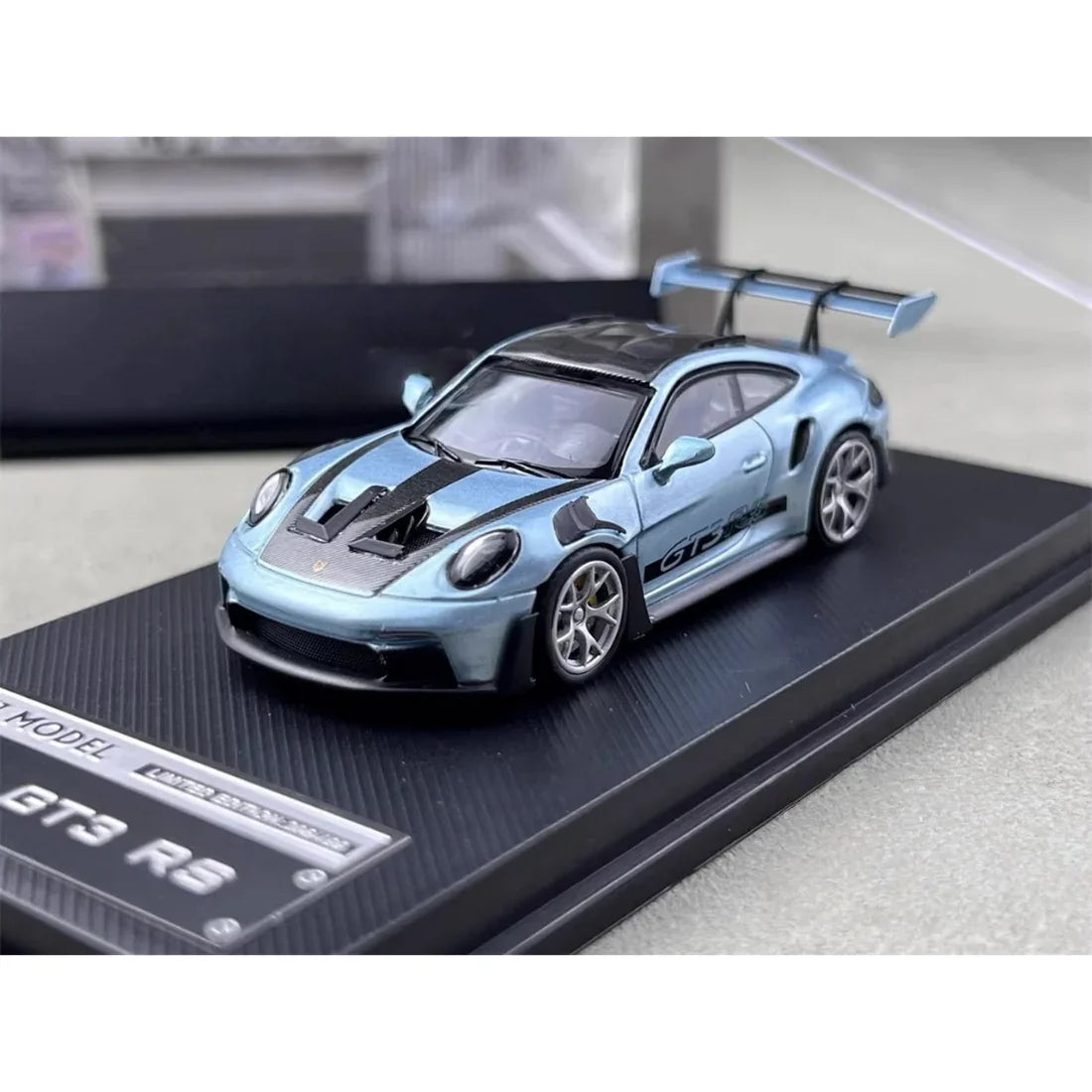 Porsche 911 GT3 RS (Limited to 369 of 499), 1:64 Scale (Blue)