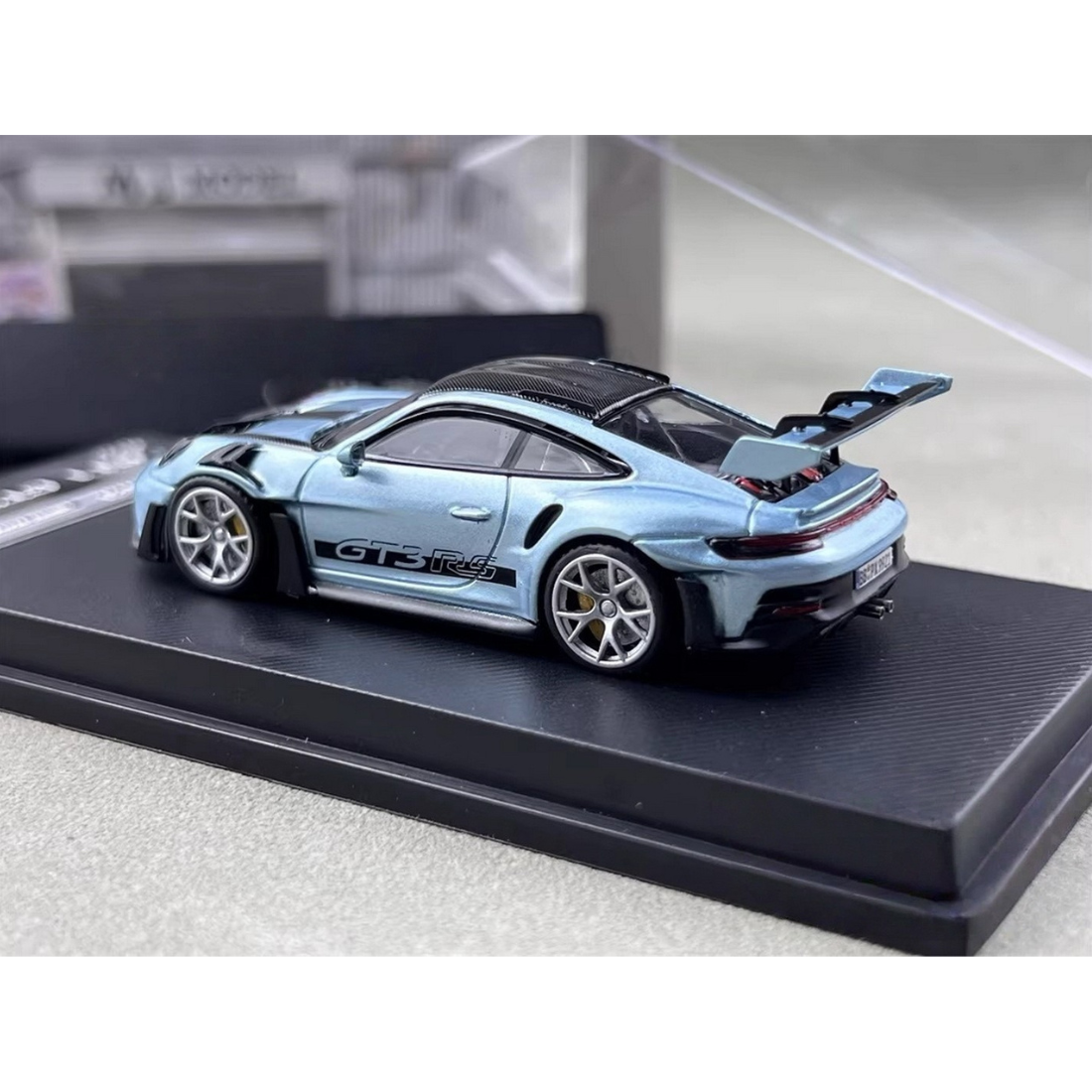 Porsche 911 GT3 RS (Limited to 369 of 499), 1:64 Scale (Blue)
