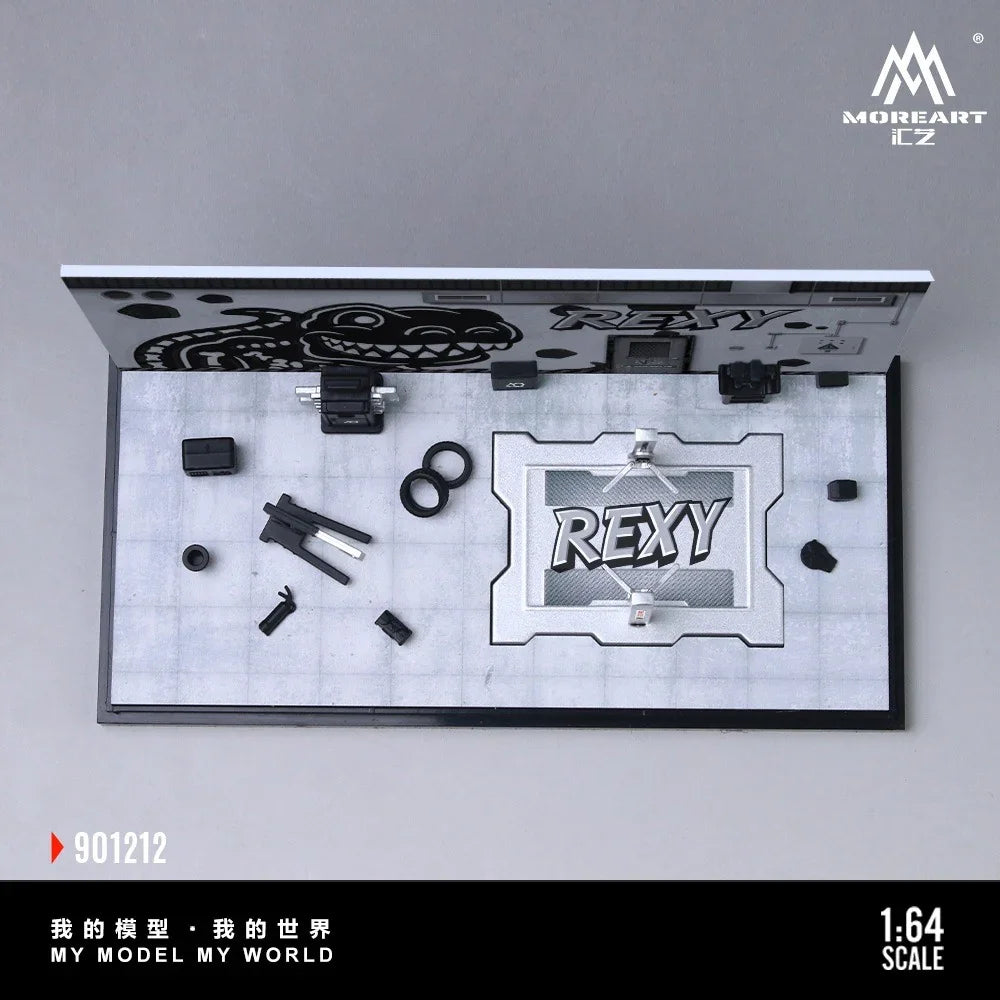 Premium scale diecast model car – *PRE-ORDER* Bone Dragon Painting Maintenance Room Diorama, 1:64 Scale Collectible