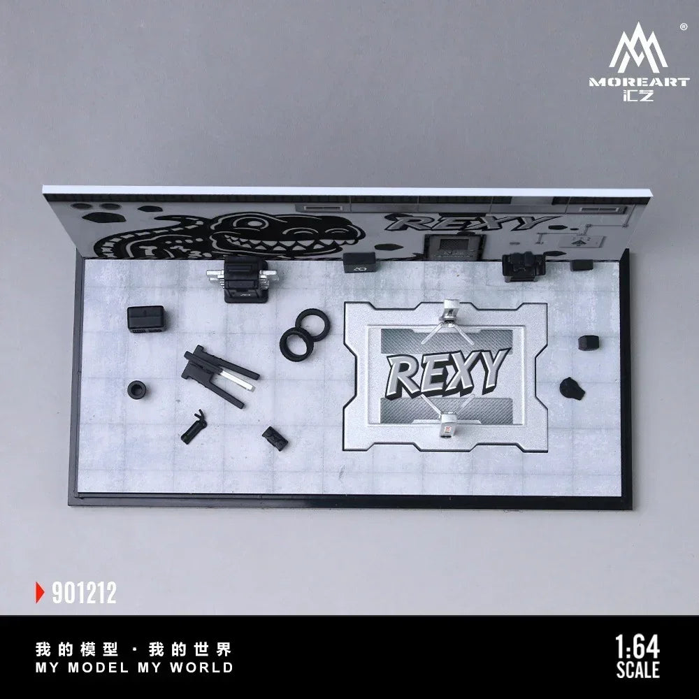 Premium scale diecast model car – *PRE-ORDER* Bone Dragon Painting Maintenance Room Diorama, 1:64 Scale Collectible