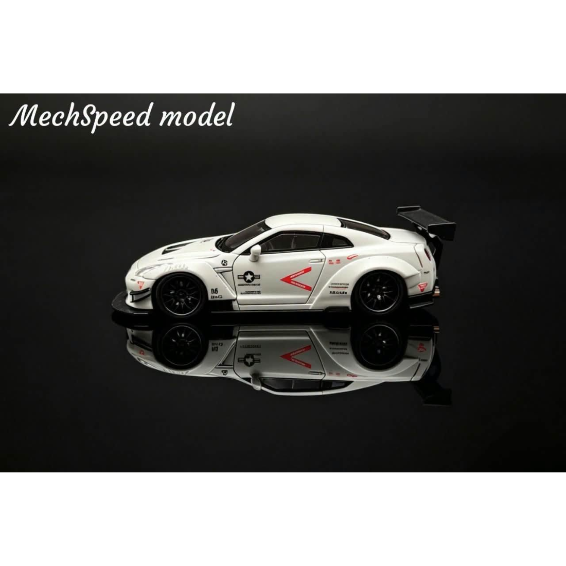 *Pre-Orders* GT-R R35 LB Customized Air Force Livery (Limited to 299pcs) Resin Model, 1:64 Scale
