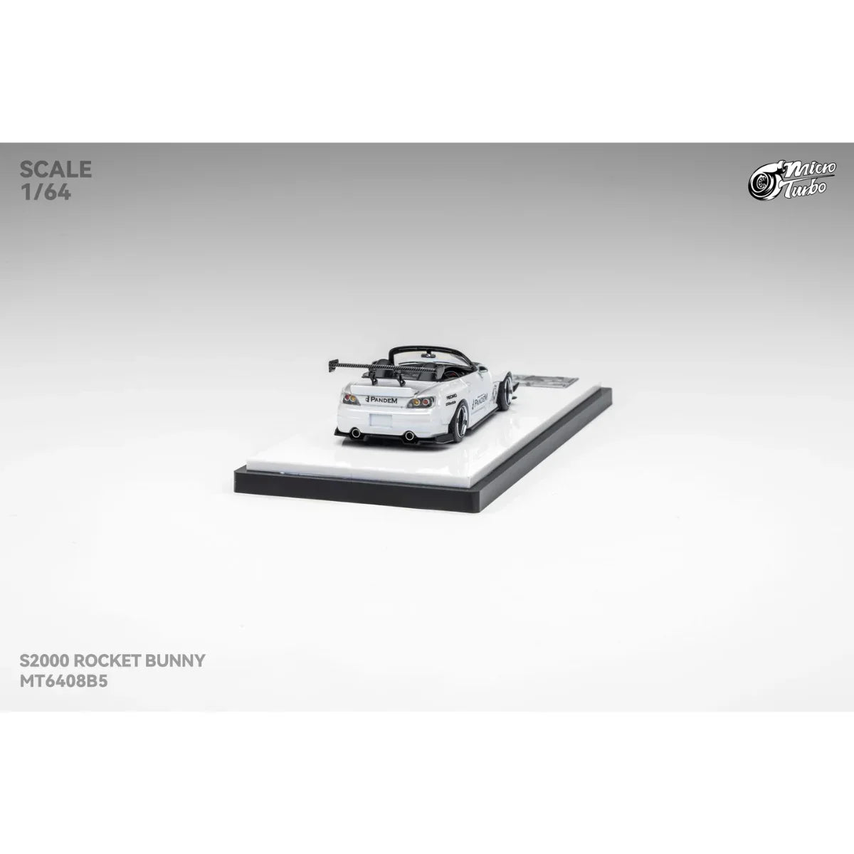 Premium scale diecast model car – *PRE-ORDER* Custom Honda S2000 RB, 1:64 Scale (Metallic White) Collectible