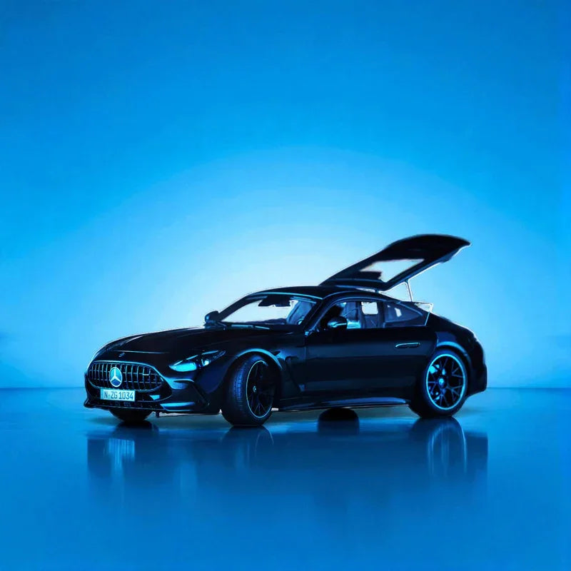 Premium scale diecast model car – Mercedes-AMG GT 63, 1:18 Scale (Obsidian Black) Collectible