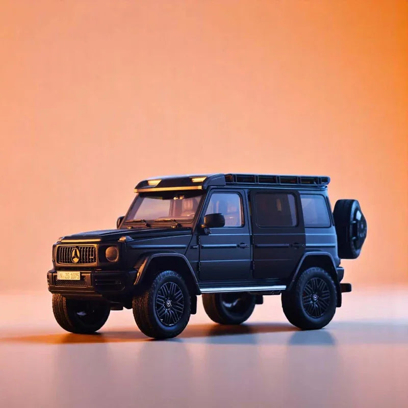 Premium scale diecast model car – Mercedes-AMG G 63 4x4² Offroad, 1:18 Scale (Night black) Collectible