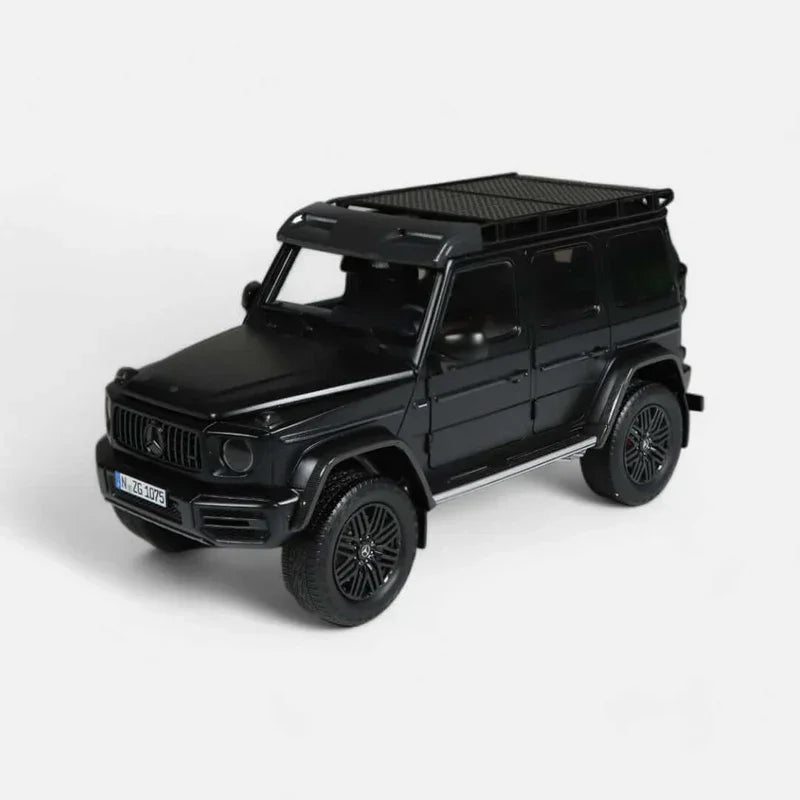 Premium scale diecast model car – Mercedes-AMG G 63 4x4² Offroad, 1:18 Scale (Night black) Collectible