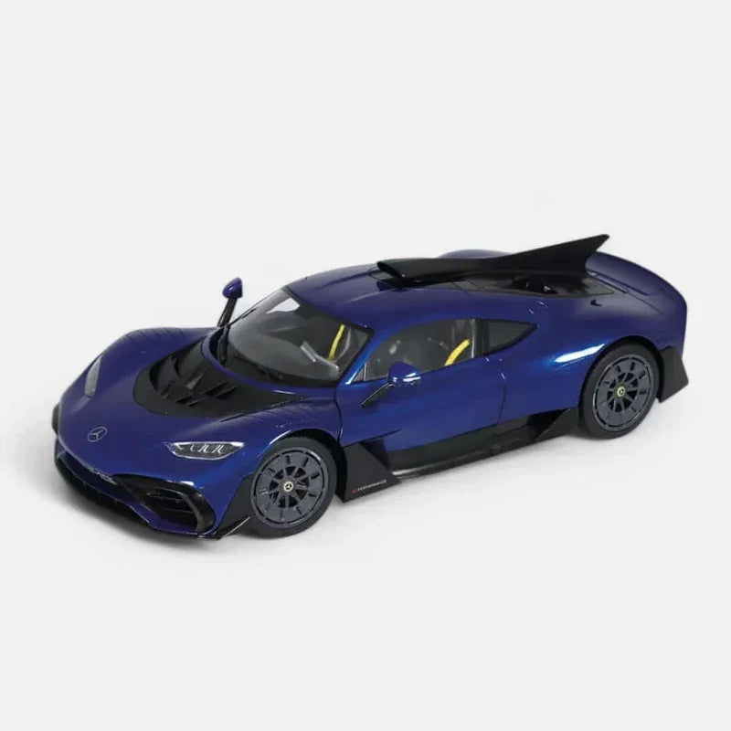 Premium scale diecast model car – Mercedes-AMG One "Street", 1:18 Scale (Blue) Collectible