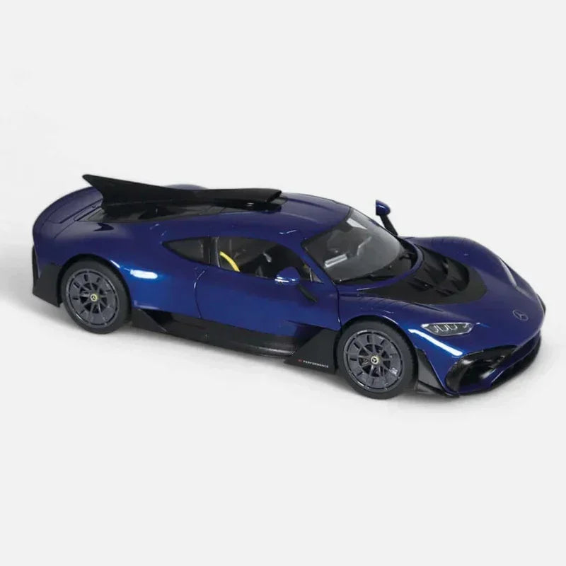 Premium scale diecast model car – Mercedes-AMG One "Street", 1:18 Scale (Blue) Collectible