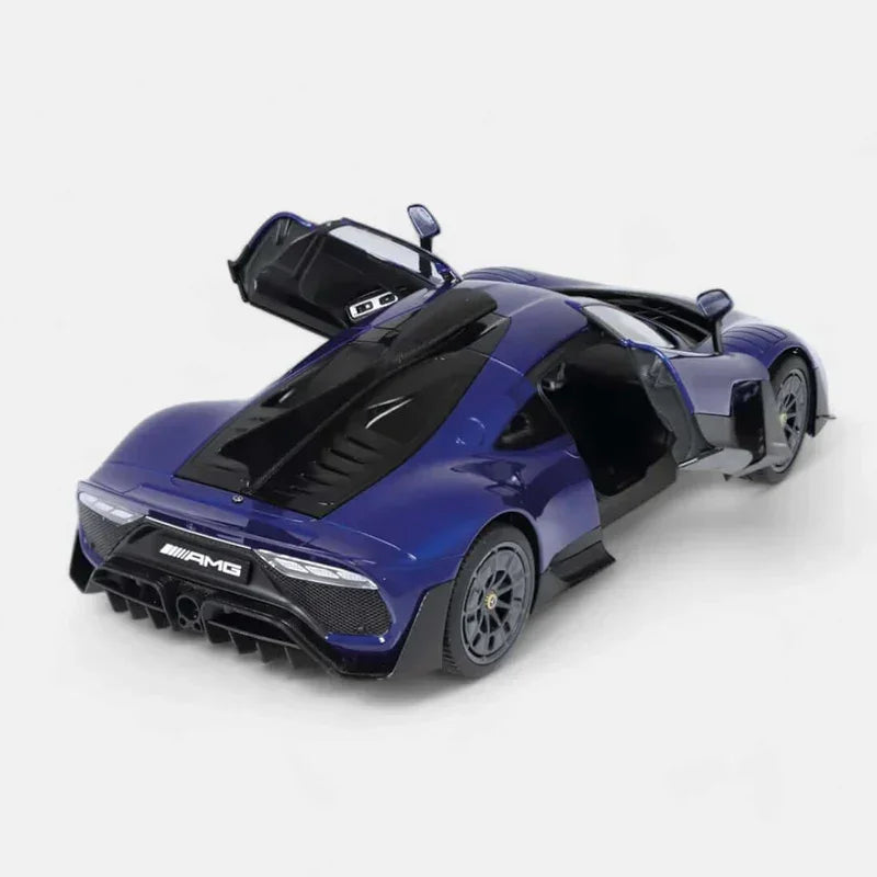 Premium scale diecast model car – Mercedes-AMG One "Street", 1:18 Scale (Blue) Collectible