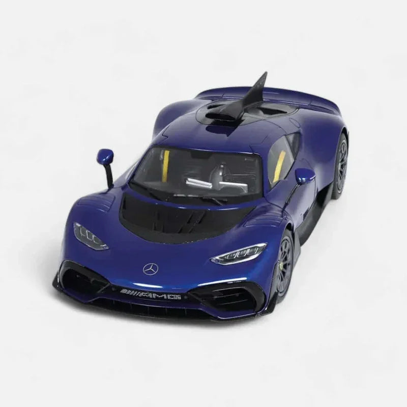 Premium scale diecast model car – Mercedes-AMG One "Street", 1:18 Scale (Blue) Collectible