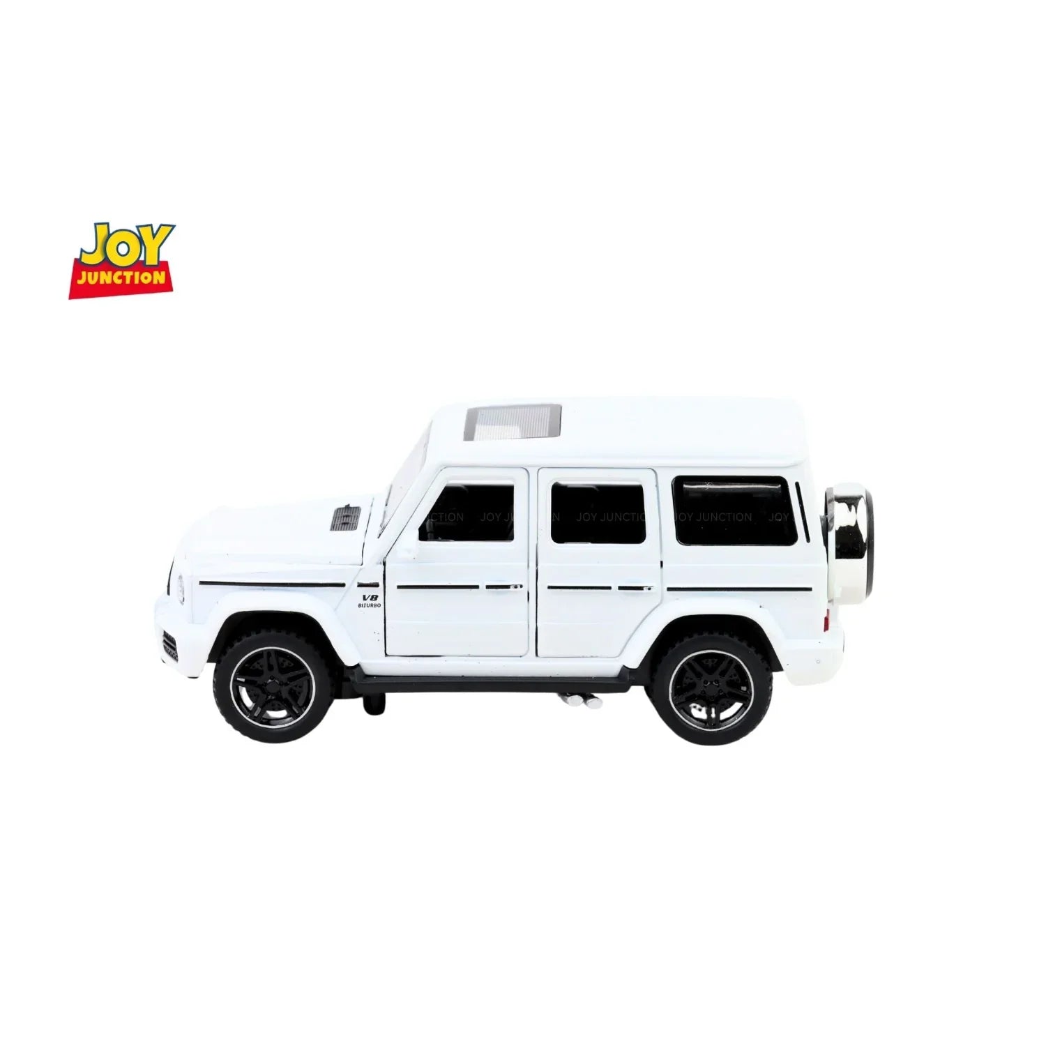 Premium scale diecast model car – Mercedes Benz G Wagon Pullback Toy Car - Light, Sound with Openable Doors, 1:32 Scale Collectible