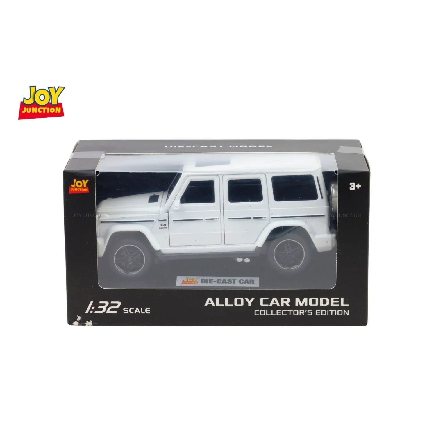 Premium scale diecast model car – Mercedes Benz G Wagon Pullback Toy Car - Light, Sound with Openable Doors, 1:32 Scale Collectible