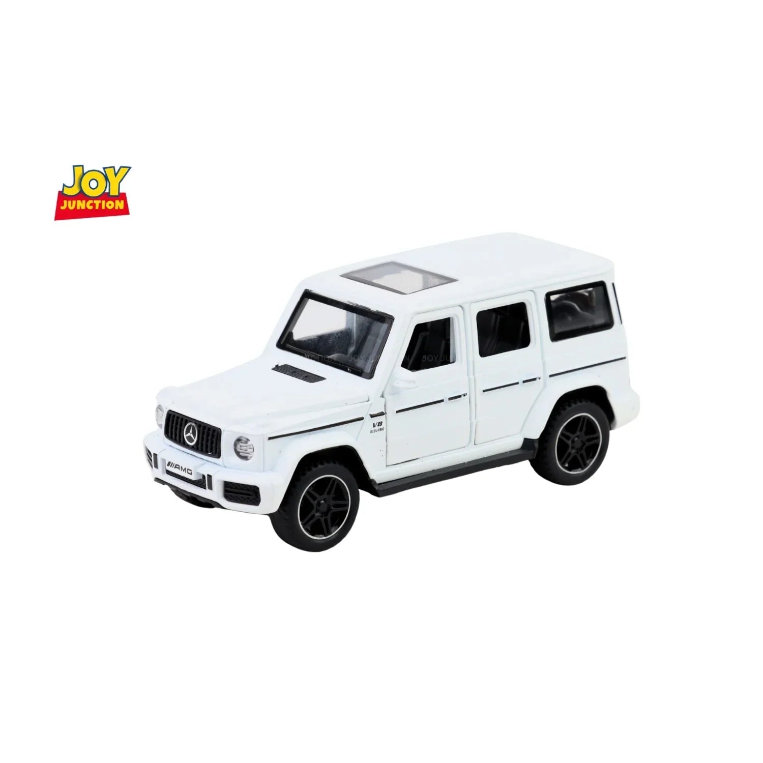 Premium scale diecast model car – Mercedes Benz G Wagon Pullback Toy Car - Light, Sound with Openable Doors, 1:32 Scale Collectible