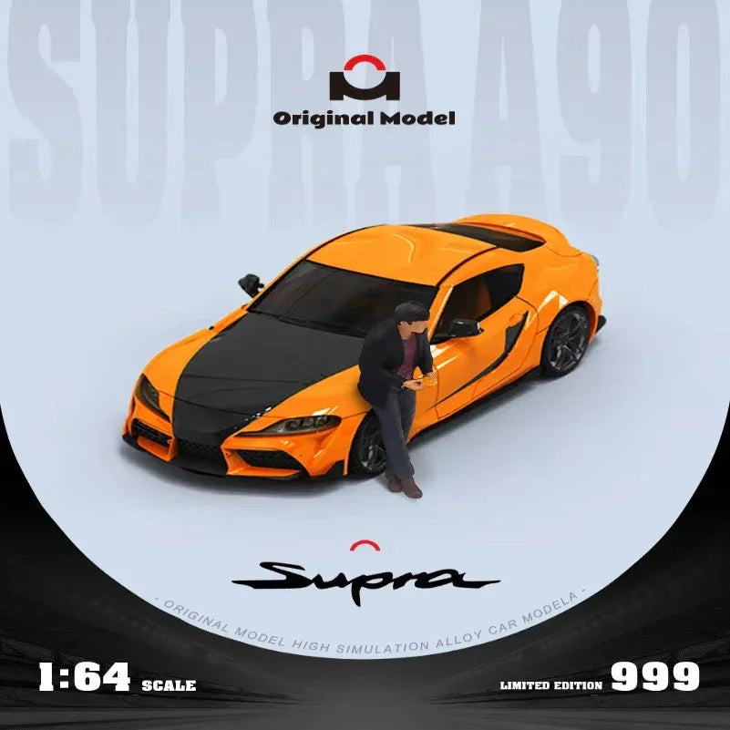 Premium scale diecast model car – *PRE-ORDER* Original Model - Toyota Supra Fast & Furious Livery - Doll Edition, 1:64 Scale Collectible