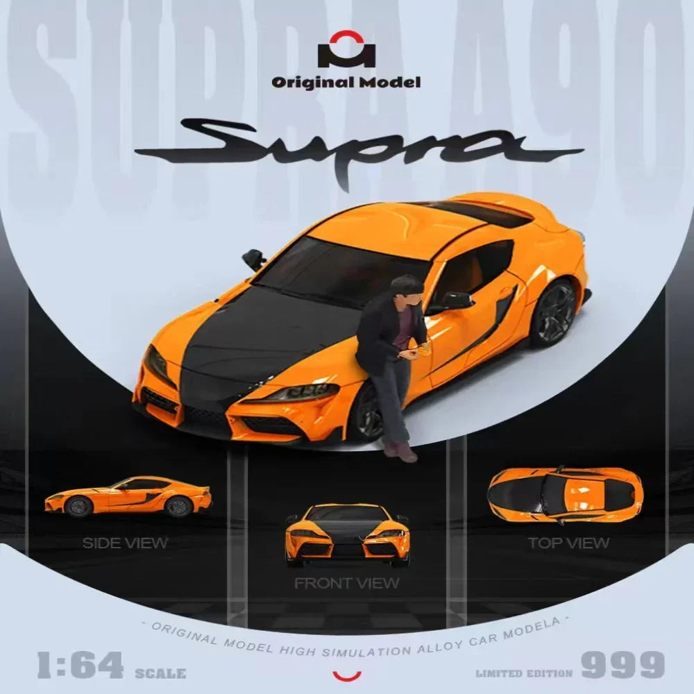 Premium scale diecast model car – *PRE-ORDER* Original Model - Toyota Supra Fast & Furious Livery - Doll Edition, 1:64 Scale Collectible