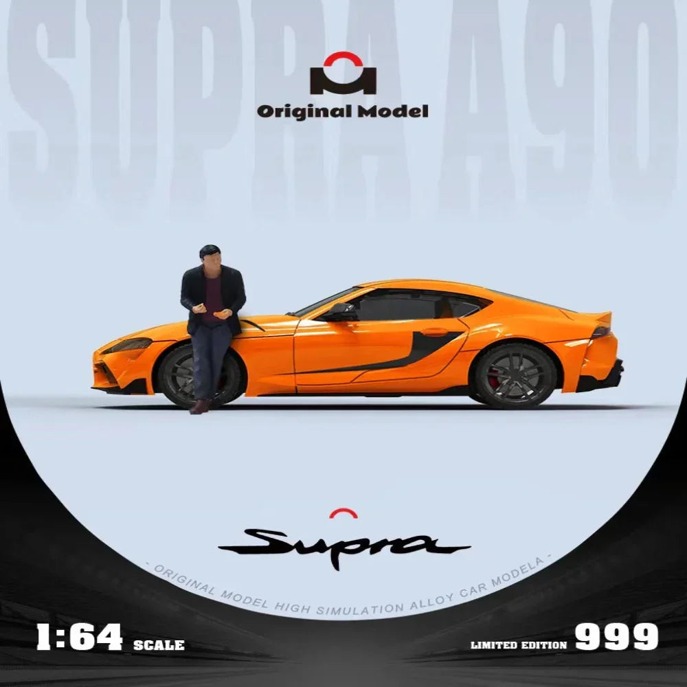 Premium scale diecast model car – *PRE-ORDER* Original Model - Toyota Supra Fast & Furious Livery - Doll Edition, 1:64 Scale Collectible