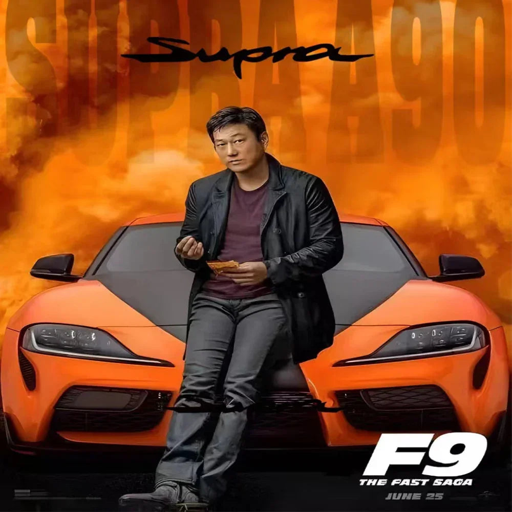 Premium scale diecast model car – *PRE-ORDER* Original Model - Toyota Supra Fast & Furious Livery - Doll Edition, 1:64 Scale Collectible