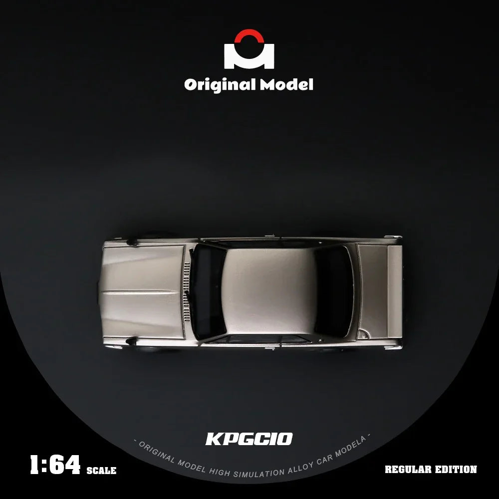Premium scale diecast model car – *PRE-ORDER* Nissan KPGC10 Series (Original Model), 1:64 Scale (Champagne Gold) Collectible