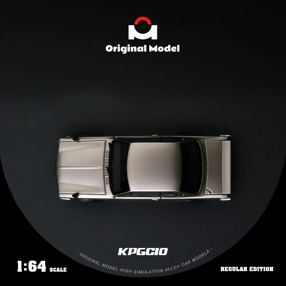 Premium scale diecast model car – *PRE-ORDER* Nissan KPGC10 Series (Original Model), 1:64 Scale (Champagne Gold) Collectible