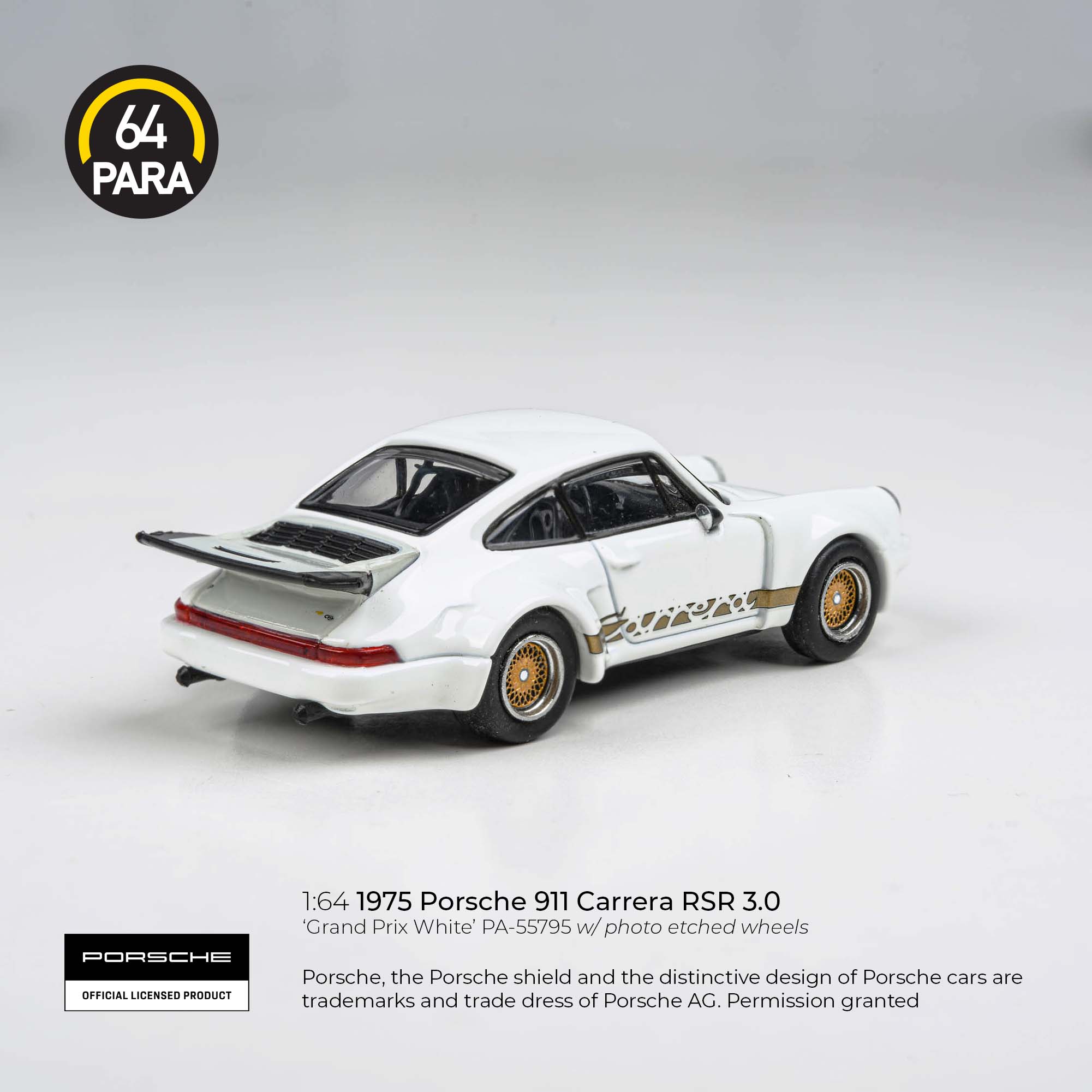Porsche 911 Carrera RSR 3.0 Grand Prix, 1:64 Scale