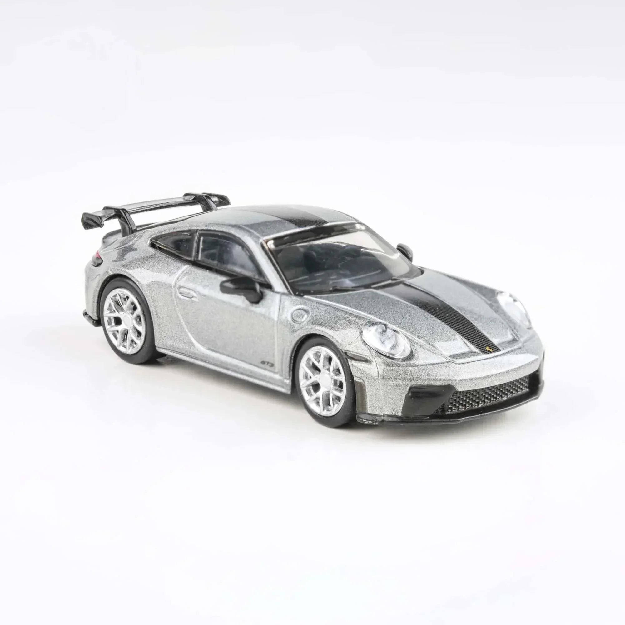 Premium scale diecast model car – Porsche 911 GT3 992.2 GT 2025, 1:64 Scale (Silver) Collectible