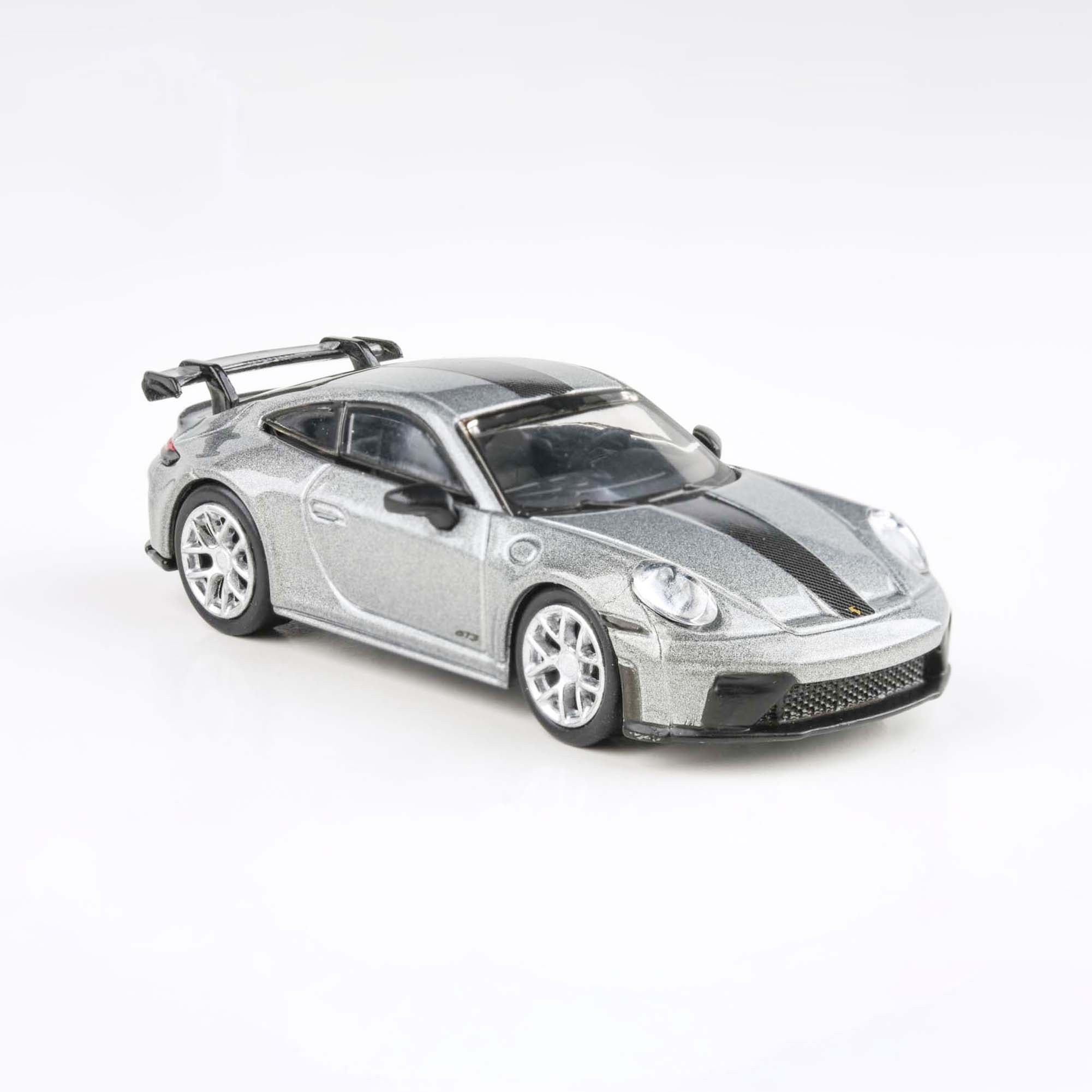 Premium scale diecast model car – Porsche 911 GT3 992.2 GT 2025, 1:64 Scale (Silver) Collectible
