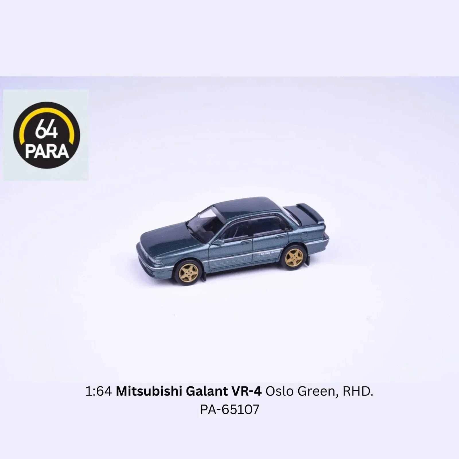 Premium scale diecast model car – Mitsubishi Galant VR-4 RHD, 1:64 Scale (Blue) Collectible