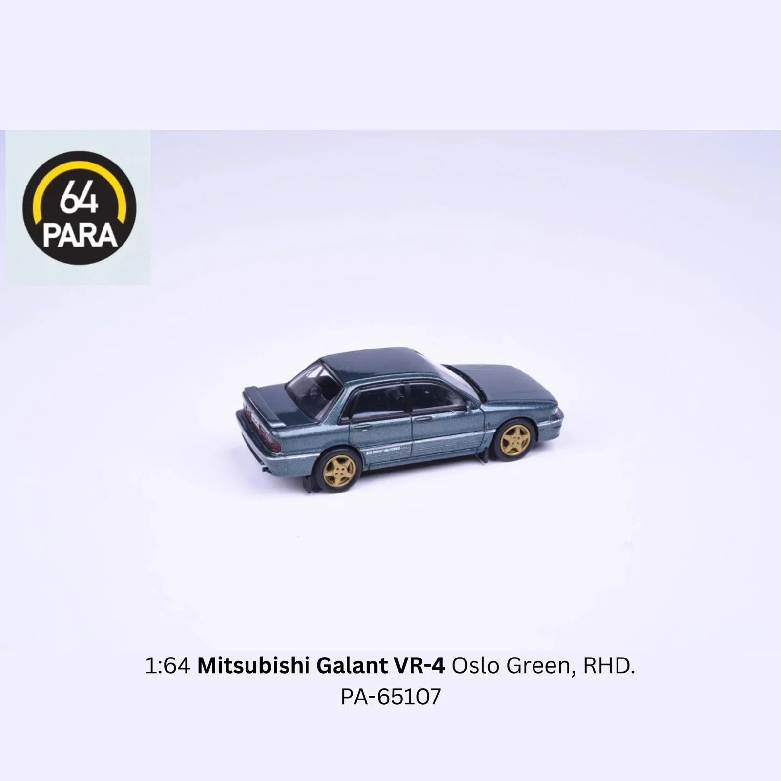 Premium scale diecast model car – Mitsubishi Galant VR-4 RHD, 1:64 Scale (Blue) Collectible
