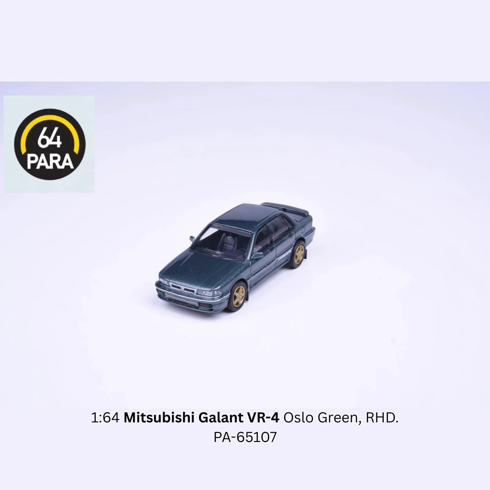 Premium scale diecast model car – Mitsubishi Galant VR-4 RHD, 1:64 Scale (Blue) Collectible
