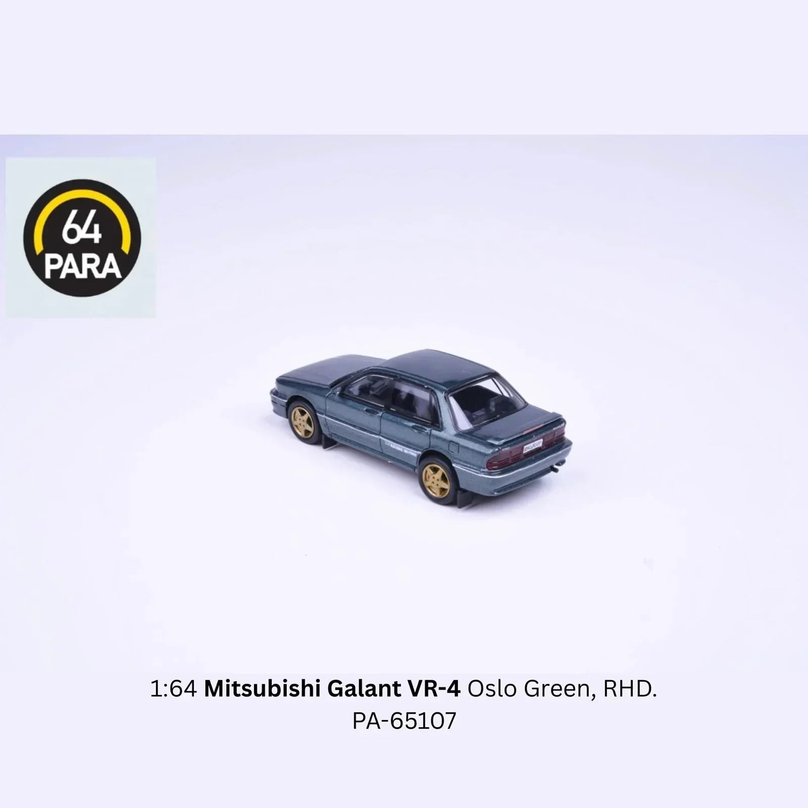Premium scale diecast model car – Mitsubishi Galant VR-4 RHD, 1:64 Scale (Blue) Collectible