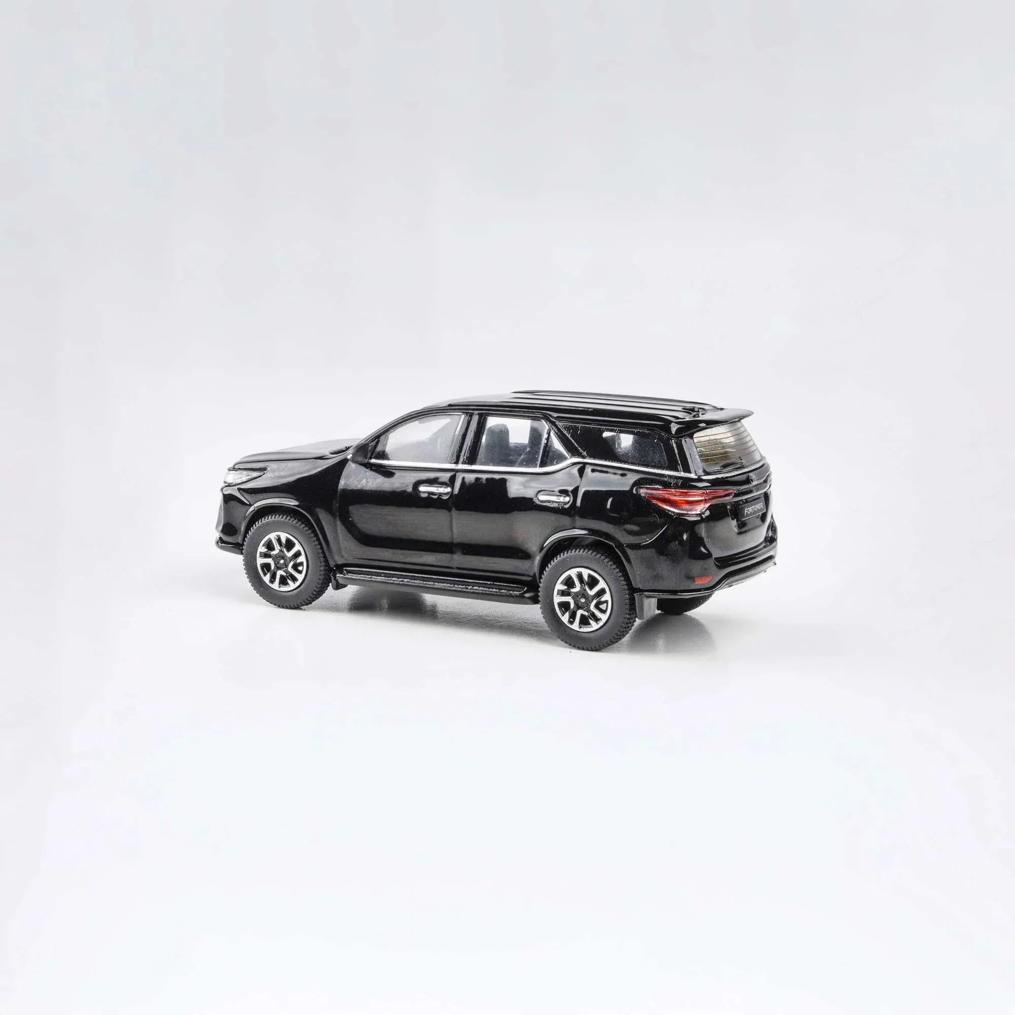 Premium scale diecast model car – Toyota Fortuner 2023, 1:64 Scale (Black) Collectible