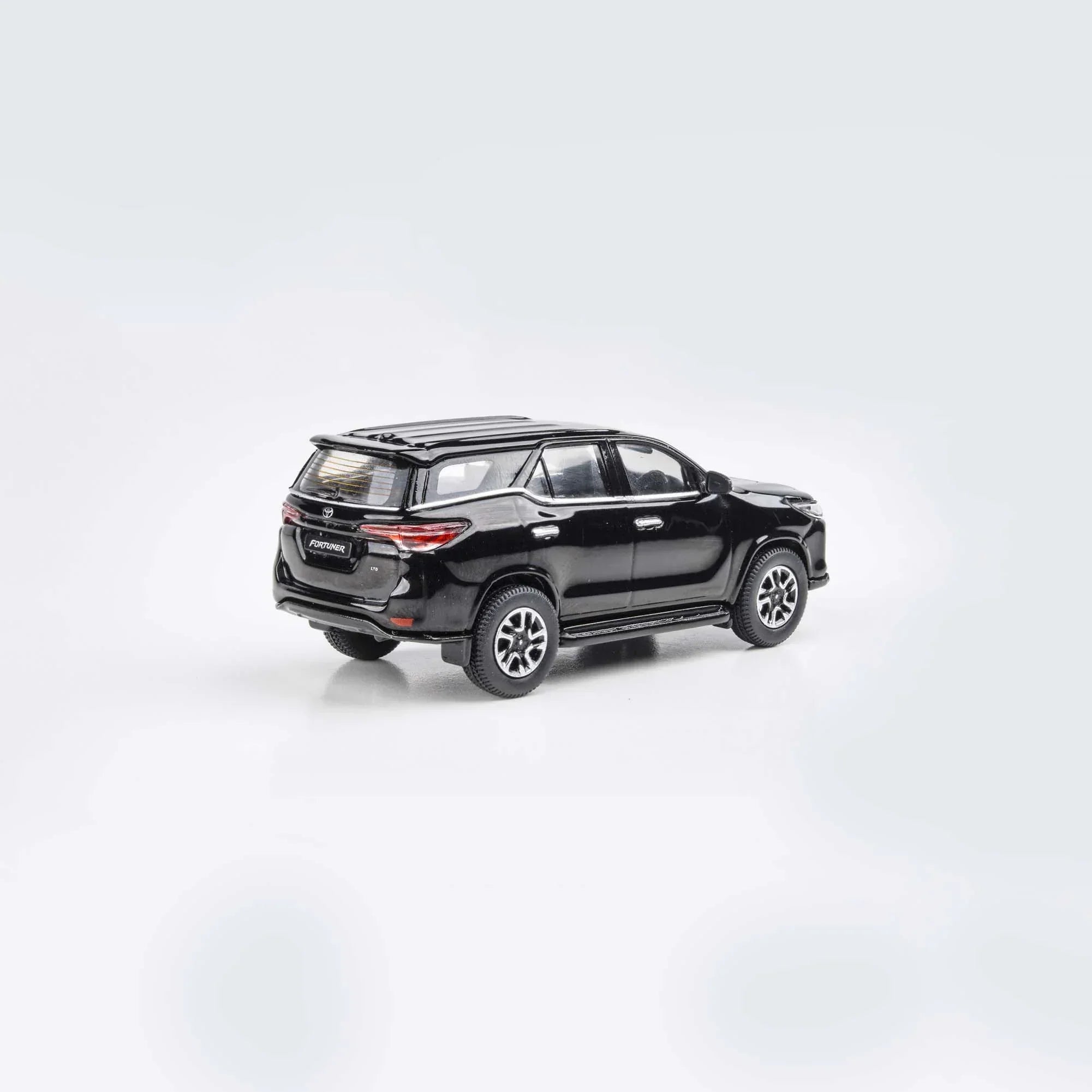 Premium scale diecast model car – Toyota Fortuner 2023, 1:64 Scale (Black) Collectible