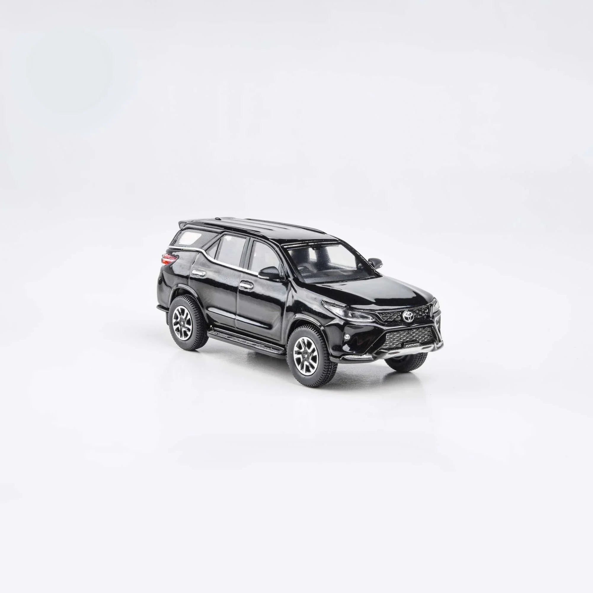 Premium scale diecast model car – Toyota Fortuner 2023, 1:64 Scale (Black) Collectible