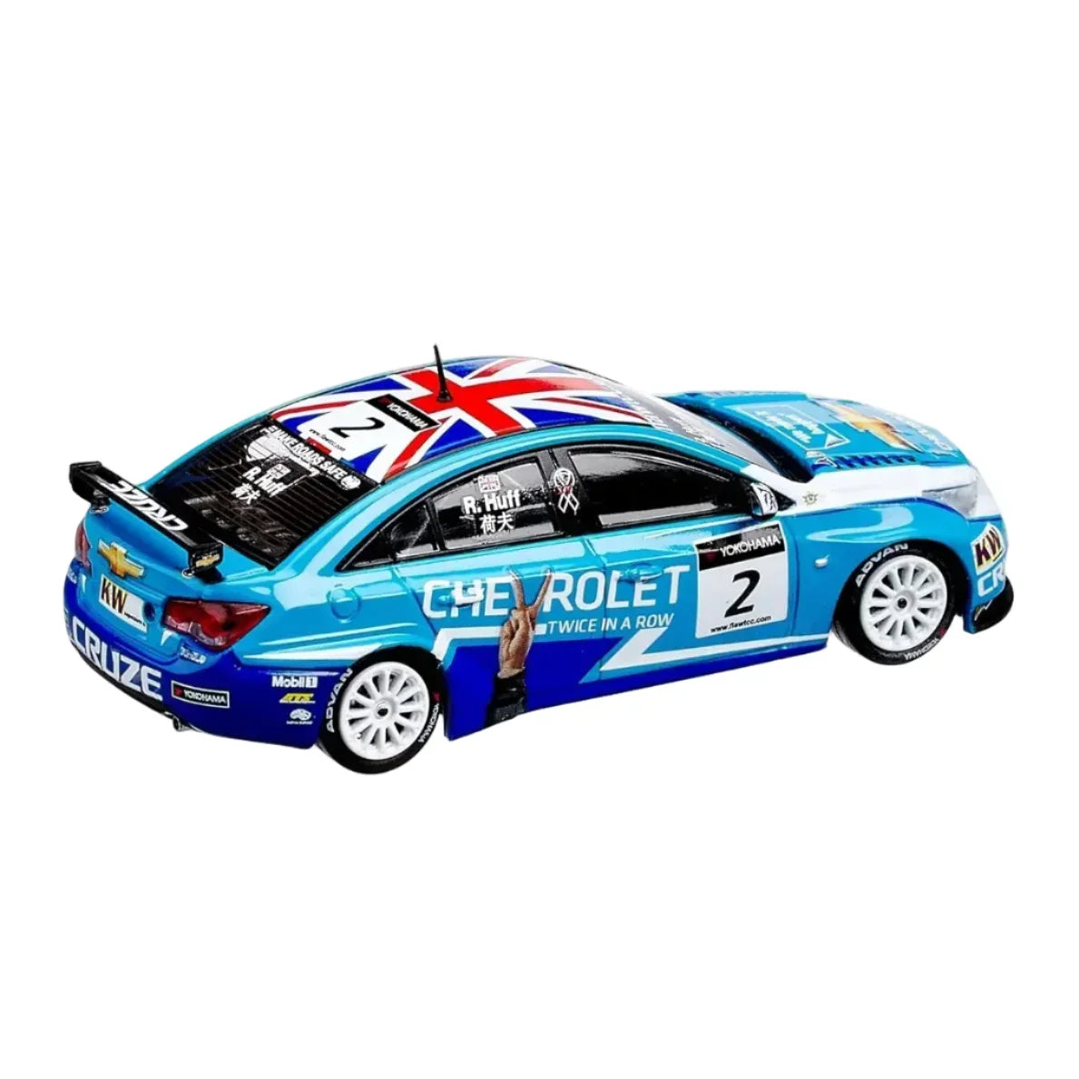 Premium scale diecast model car – Chevrolet Cruze WTCC No.2 FIA WTCC 2011 Rob Huff Scale, 1:64 Scale Collectible