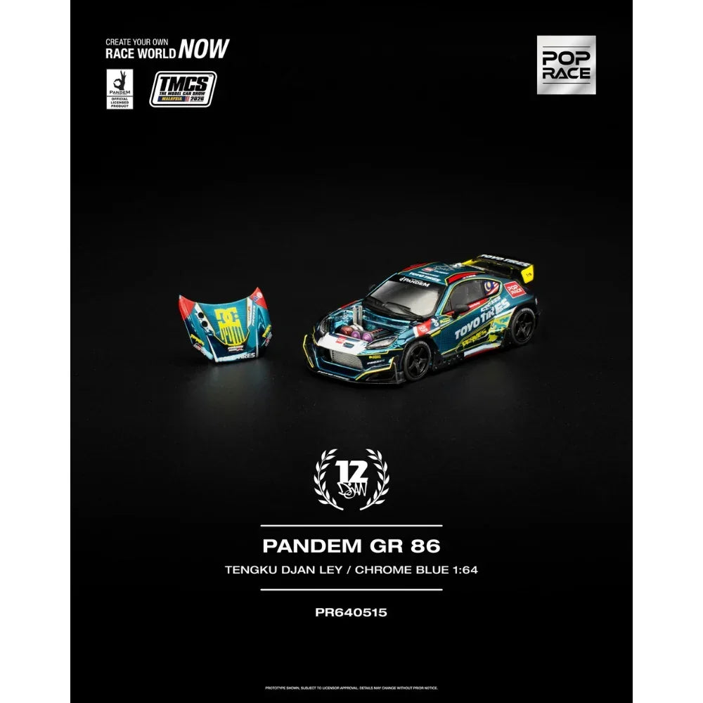 Premium scale diecast model car – *TMCS 2026* Pandem GR 86, 1:64 Scale Collectible