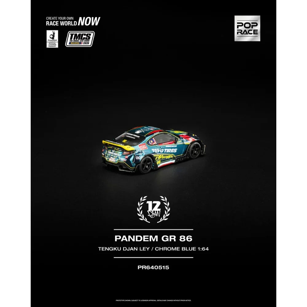 Premium scale diecast model car – *TMCS 2026* Pandem GR 86, 1:64 Scale Collectible