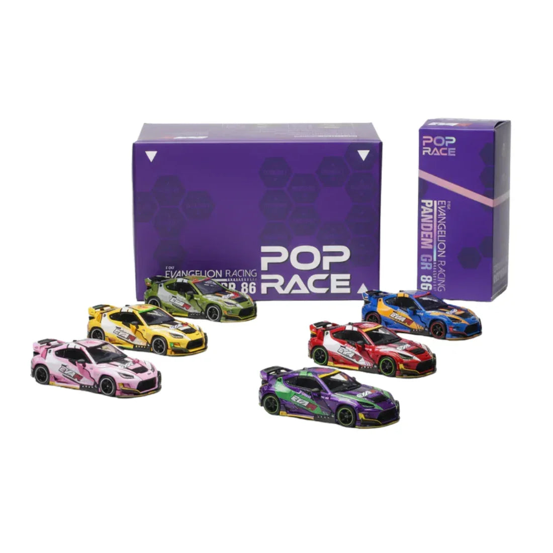 Premium scale diecast model car – *PRE-ORDER* Racing Pandem GR 86 Blind Box Series(1 Random Car From the 6-Car Series), 1:64 Scale Collectible