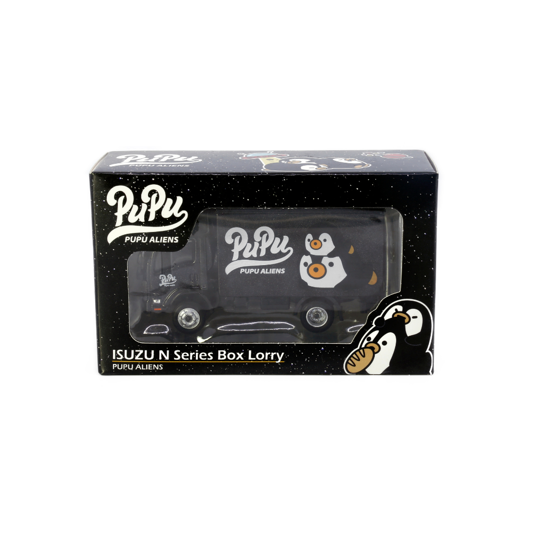 *PRE-ORDER* ISUZU N Series Box Lorry "PUPU ALIENS", 1:64 Scale
