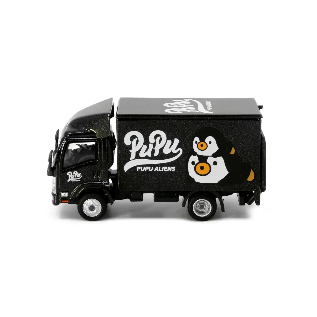 Premium scale diecast model car – ISUZU N Series Box Lorry "PUPU ALIENS", 1:76 Scale Collectible