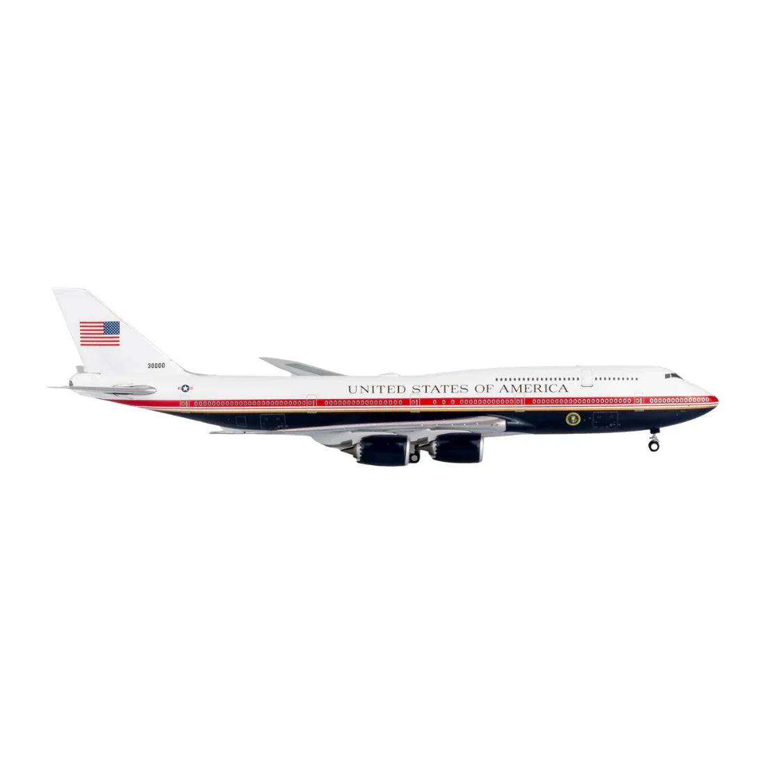 Premium scale diecast model car – United States of America VC-25B (747-8 BBJ), 1:400 Scale Collectible