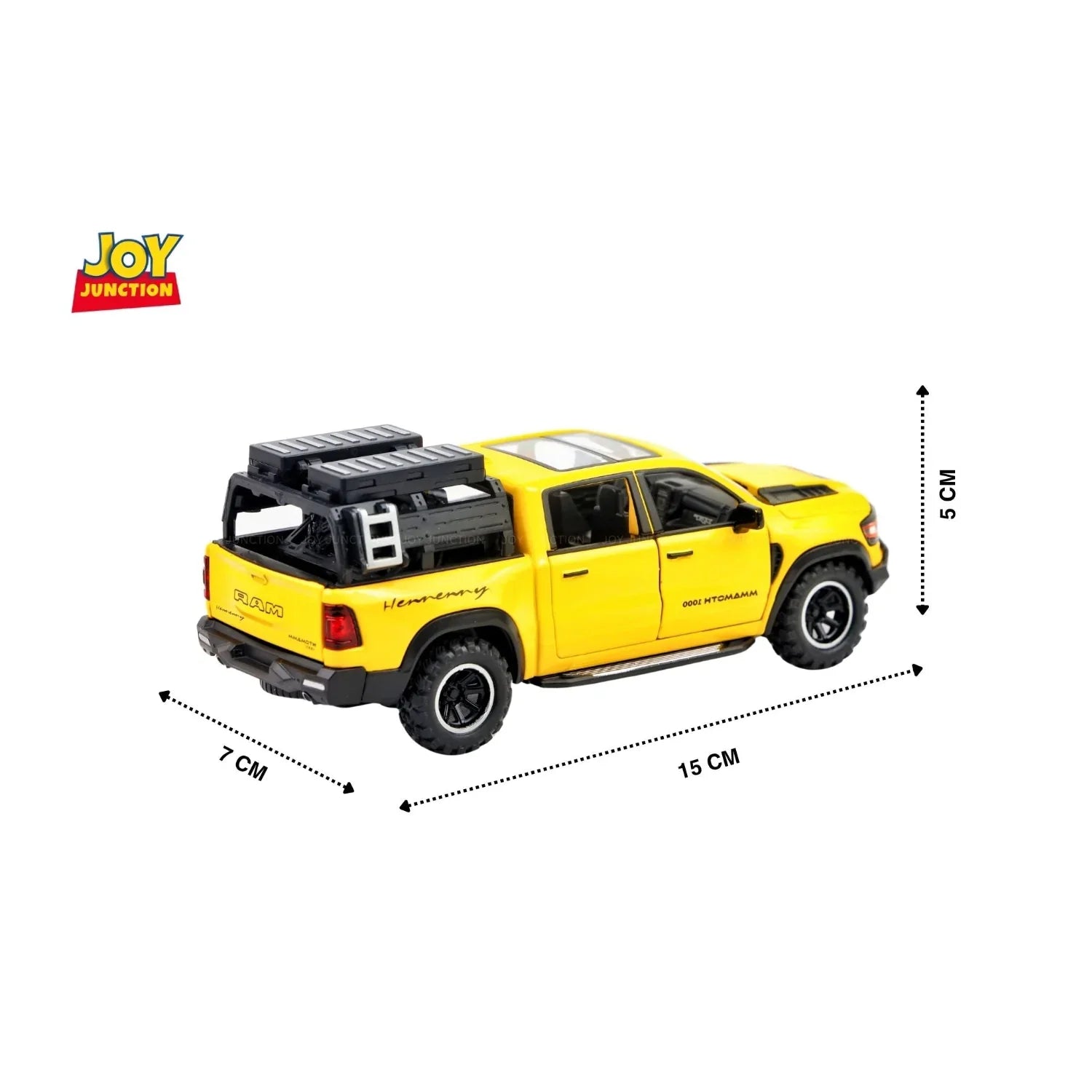 Ram Mamoth - Light, Sound with Openable Doors, 1:32 Scale (Yellow)