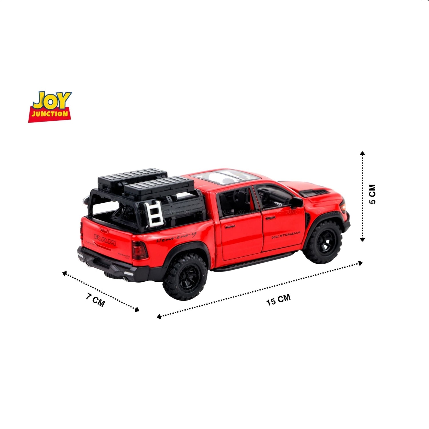 Ram Mamoth - Light, Sound with Openable Doors, 1:32 Scale (Red)