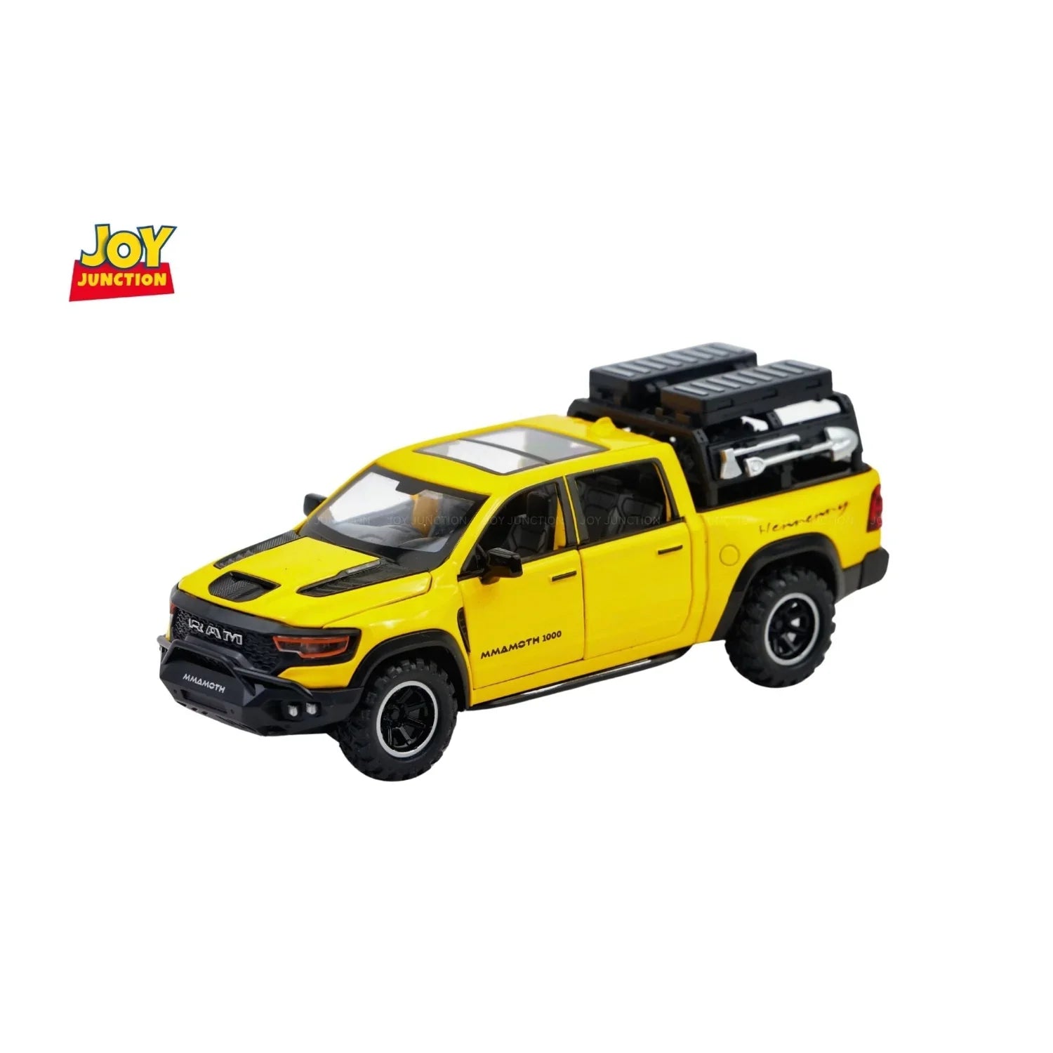 Ram Mamoth - Light, Sound with Openable Doors, 1:32 Scale (Yellow)